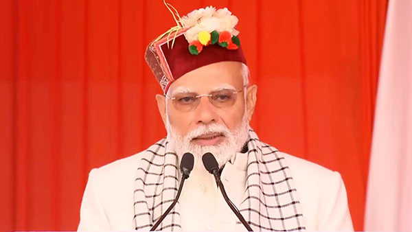 PM Modi in Mukhba Visit